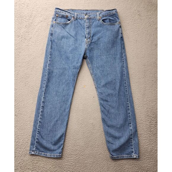 Levi's Other - Levi's Jeans Mens 38x29 Blue Denim 505 Regular Fit Outdoors Denim Casual Pockets